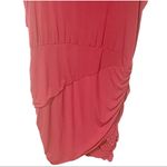 Torrid  Red Plus Size 4X Ruched Shirred Cap Sleeve Bodycon Above Knee Dress Photo 2