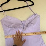 House Of CB HOUSE‎ OF CB 'Lady' Orchid Twill Strapless Tulle Midi Dress NWOT size L A-C Photo 5