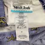 Modcloth NWOT Brandy Underwire One Piece Swimsuit 2X Plus Starfish Stripes Photo 3