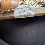 Vintage 90s Westbound Christmas Trees Snowflakes Embroidered Long Black Dress S Photo 6