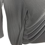 Bar III Women’s Long Sleeve Bodycon Wrap Jersey Mini Dress Black Size XS Photo 2