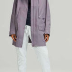 Lululemon StretchSeal Relaxed-Fit Long Raincoat Jacket Dusky Lavender NWOT Sz 6 Photo 0
