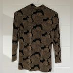 Ellie Black and Brown Patterned Women's Top small Photo 1