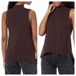 French Connection Women's Waffle Knit Mock-neck Sleeveless Sweater Small Photo 1