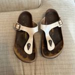 Birkenstock Gizeh in Light Gold Size 38 (US Size 7-7.5) Photo 1