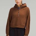 Lululemon Scuba Half-Zip Hoodie M/L Roasted Brown Photo 0