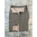 Two Tone Gray Cheetah Print Pencil Skirt Size 8 Gray Photo 9