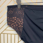 Elomi Mid Rise Bikini Bottom Brief Black Lace Size US 16 Photo 11