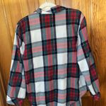 Victoria's Secret EUC Victoria’s Secret Flannel Pajama Set, Red, White, Green Plaid, Small Photo 12