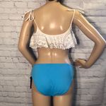 Kenneth Cole NY Ghost Hipster Bikini Bottoms Ocean Blue Large New With Tags Photo 4