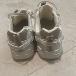 White Sneakers with cute print Size 6 Photo 3