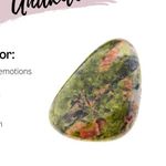 Dolphin unakite sterling silver pendant Green Photo 6