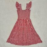 Hill House NWOT Home Ellie Nap Midi Dress in Red Stripe size TN (adult XS) Photo 5