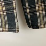 Vintage 80s Grey Brown gold Wool Plaid Cropped Cuffed Trousers pants womens S 26 Photo 91