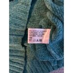 VIntage 90s cowl neck knit sweater vest cable ribbing colorblock Size S/M Blue Photo 2