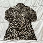 Josephine Chaus Chaus New York Womens Size Small Cheetah Print Wrap Blouse 3/4 Sleeve Vintage Photo 7