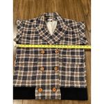 Veronica Beard  Enzo Dickey Oversized Plaid heavy knit tweed Vest Sz Small Photo 7