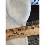 J Crew Bungalow White Linen Blue Embroidered Top Blouse Long Sleeve Eyelet Small Photo 7