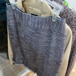 Nanette Lepore  blue and white pleated skirt Sz 0 tweed #pleatedskirt Photo 1