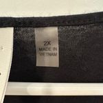 Ny Collection Black Long Sleeve Women's Top size 2X Photo 2