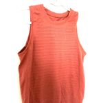 Lululemon Breeze By Muscle II Copper Clay Tank Top Relaxed Fit Hip Length Sz 6 Orange Photo 8
