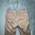 Cache  Pants 6 Low Rise Cotton Stretch Bootcut Flare Khaki Tan Low Rise Y2K Sexy Photo 4