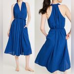 NWOT MILLE MARILYN Cotton V neck waist tie Blue INDIGO sz S Photo 1