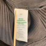 Aerie Ribbed Henley Long Sleeve Top Gray Small Casual y2K Retro Stretch Basic Photo 3