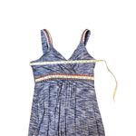 Cable & Gauge Women's XL Blue and White Heathered Sleeveless Maxi Dress Photo 11