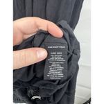 Who What Wear Target Maxi Bohemian Dress Women Medium Black Gauzy Tie Back Photo 2