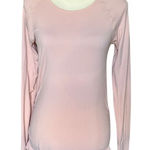 Athleta  Women's Long Sleeve Seamless T-Shirt Pink Size S Casual Photo 0