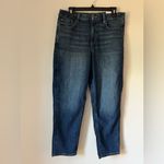 American Eagle Curvy Mom Jeans Size 10/30W Short NWT Dark Wash Stretch Denim Photo 2