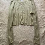 Princess Polly  The Michael cardigan top in pastel green Photo 1