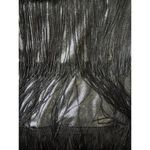 Amscan Tassel Fringe Flapper Halloween Costume Party Dress Blk Silver Medium 6 Photo 8