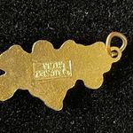 Disney Vintage Mini Mouse Enamel Pendant Charm 1” With Gold Tone Back Photo 3