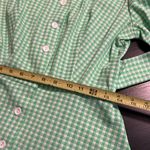 Vintage 60s/70s Long Sleeve Dress. International ladies garment workers union. Green Photo 5