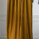 Garnet Hill Amber Silk Velvet Wide Leg Pull On Pants XS Photo 0