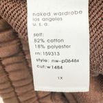 Naked Wardrobe NWOT  Jogger Sweatpants Brown Size 1X‎ Photo 6