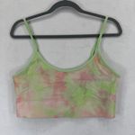 Fabletics  Millie Reversible Bralette‎ Size L Low Impact Tie Dye Moisture Wicking Photo 0