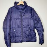 Columbia  Purple Blue Puffer Jacket Women's Medium Lightweight Winter Coat Gorp Photo 0