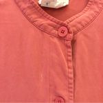 Coldwater Creek ‎ 100% Silk Button Front Blouse Red Large Photo 2