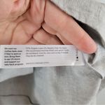 Eileen Fisher  grey sparkle lightweight organic linen shaped blazer jacket C25 Photo 8