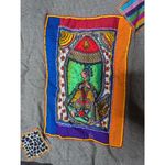 Vtg 1990s Surya Black Gray Patchwork Embellished Lagenlook 3 Pc Pants Set L Size L Photo 3