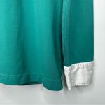 Brooks Brothers  NEW!! Women’s Green Long Sleeve Polo Shirt Size Large Photo 2