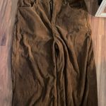 Brown Wide Leg Corduroy Pants Size M Photo 0