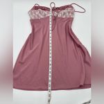 Urban Outfitters Perrie Lace-Inset Slip Dress Women’s Size Small Mauve Pink Photo 15