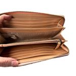 Kate Spade  zip around continental Leather wallet Tiffany Pink Photo 5