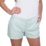 Lauren James NWT  Mint Seersucker Poplin Shorts Photo 1