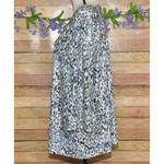 Rebecca Malone Women's Metallic Animal Print Thin Knit Top 1X 3/4 Sleeve Stretch Photo 3