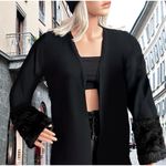 Thalia Sodi  Womens Faux Fur Cuff Cardigan Photo 10